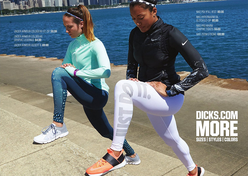 Dicks Sportingfemale athletes Goods Holiday catalog Nike