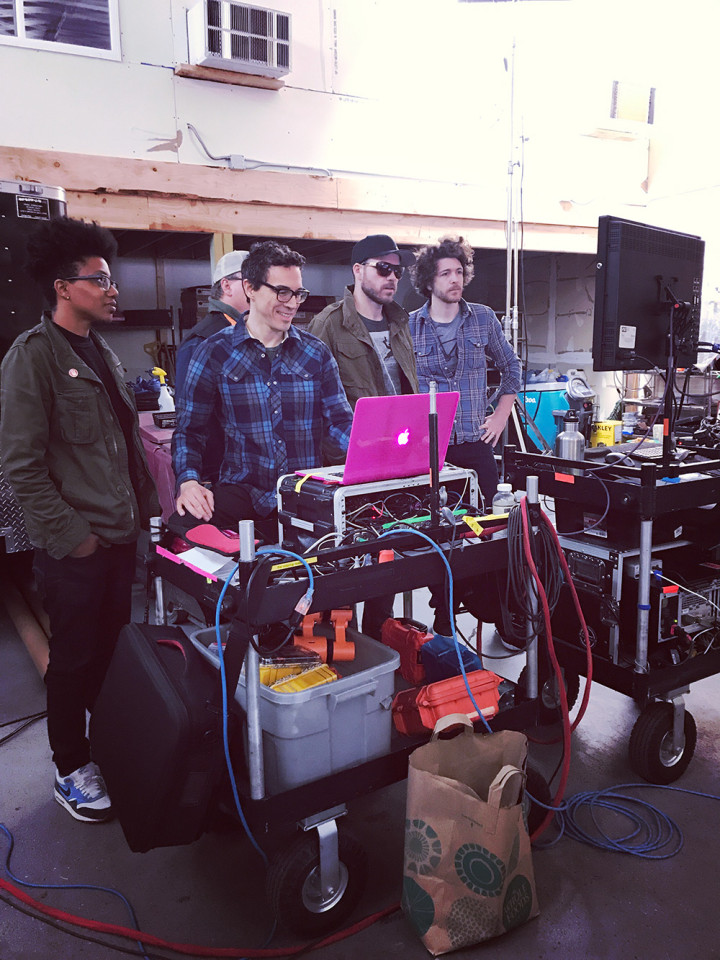 print and video production behind the scenes