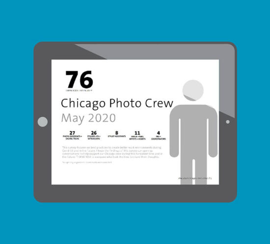 Chicago photography crew covid survey May 2020