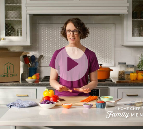meal prep kits photo video social campaign